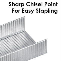 Sharp Chisel Point Easy Staples