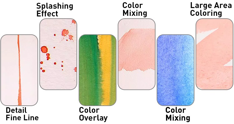 Brush for Various Painting Creations