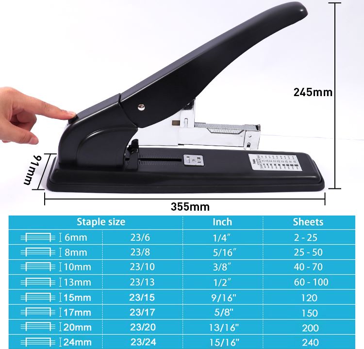 200 sheets metal stapler