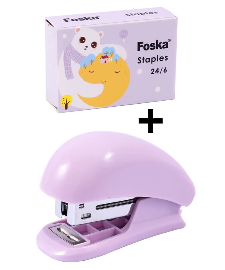 purple mini stapler