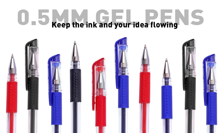 Basic Color Plastic Gel ink Pen