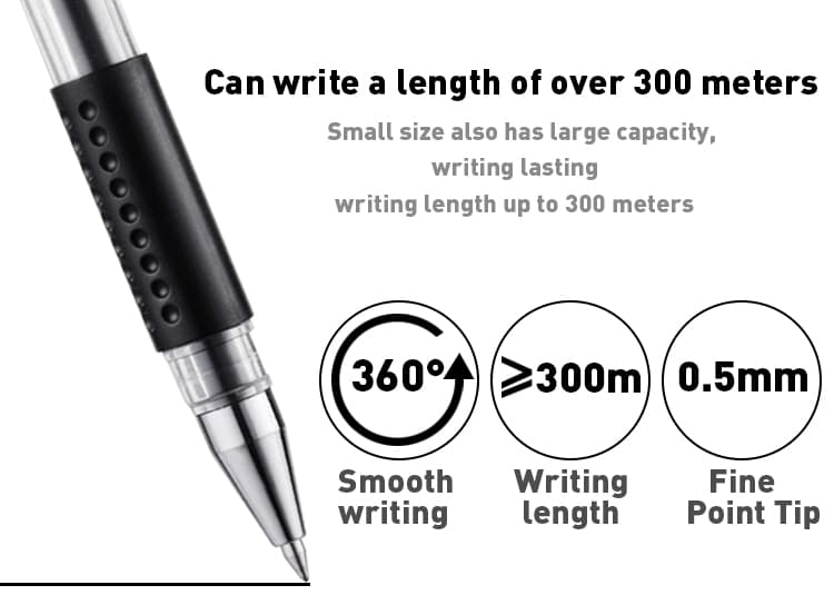 Smooth Clear Writing Gel Pen