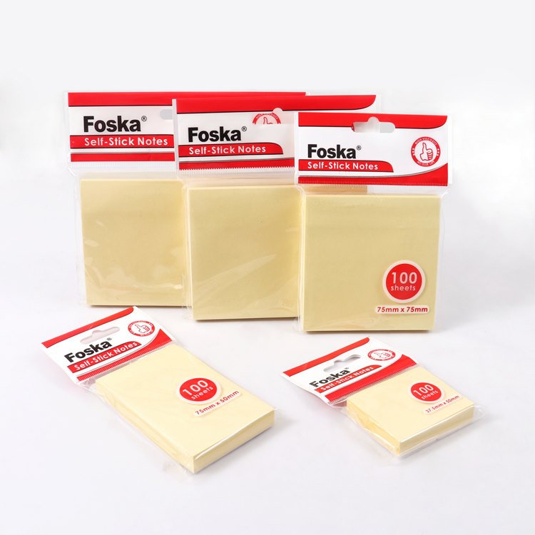 لماذا تختار ملاحظات Foska Yellow ذاتية اللصق