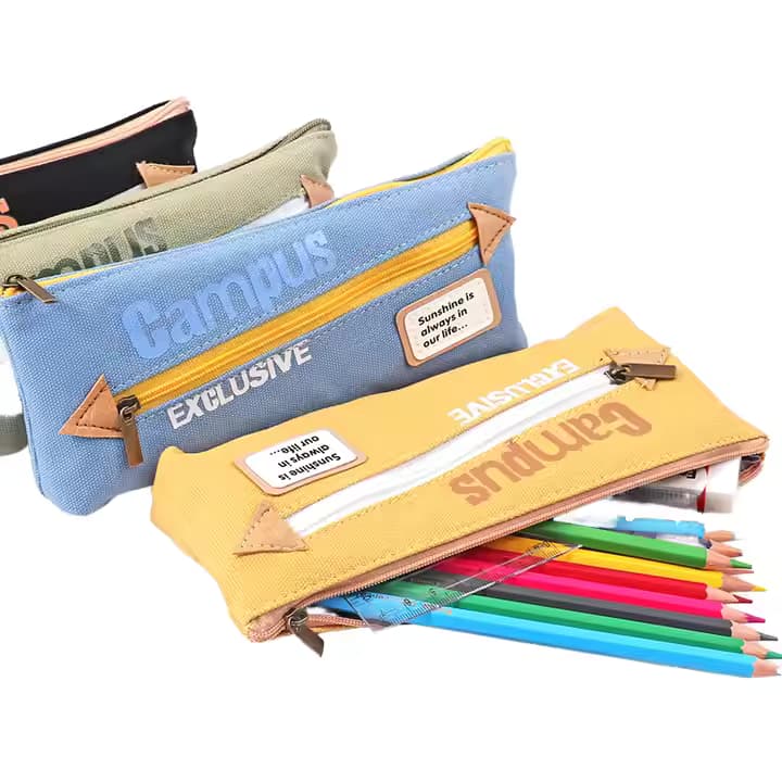 Canvas Material Pencil Bag