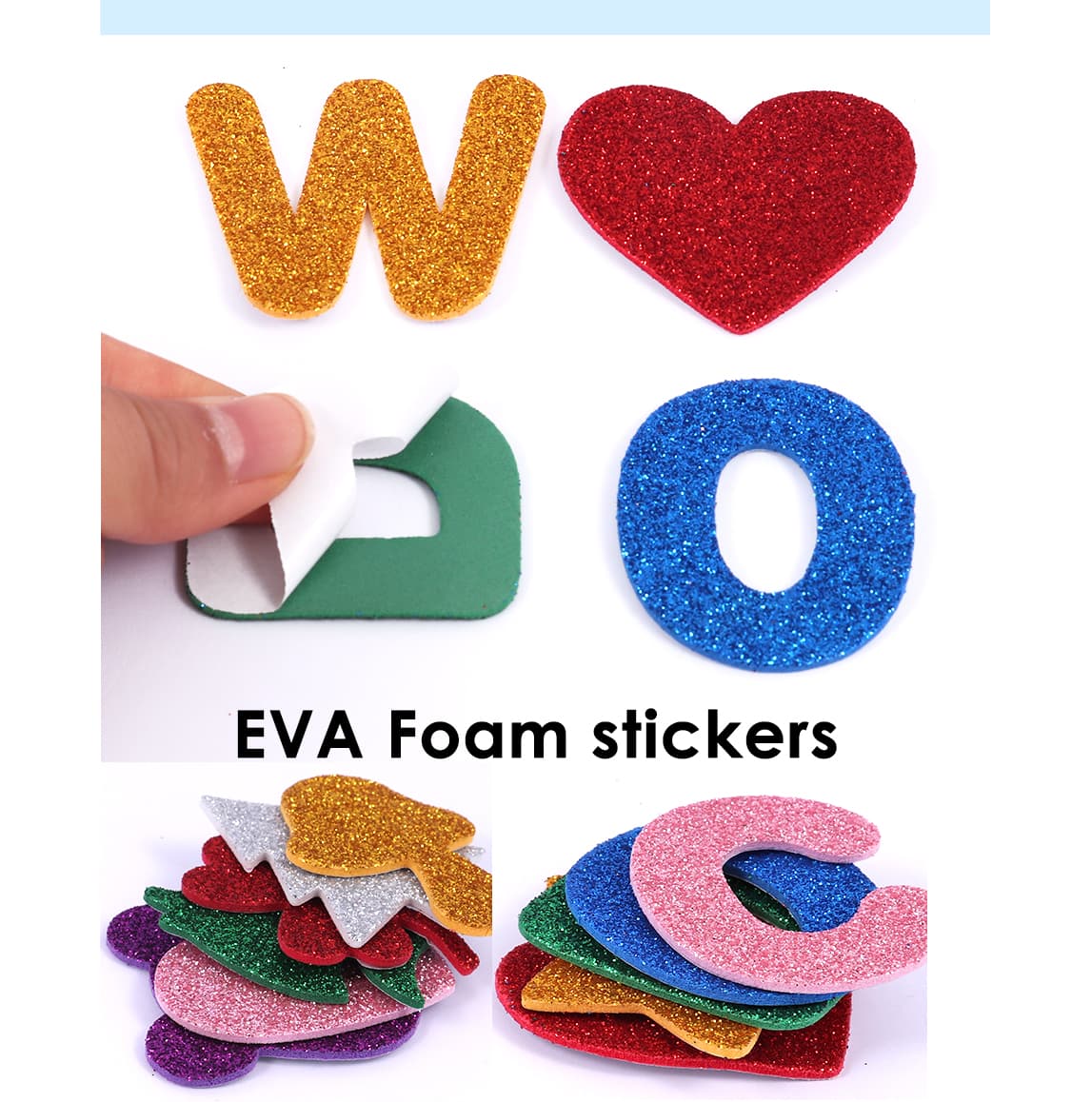 Assorted Colors Foam Stickers