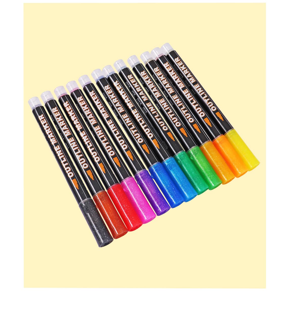 24 colors outline marker