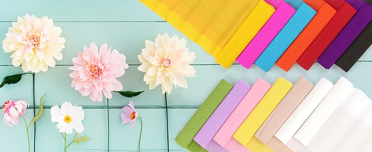 crepe paper for DIY