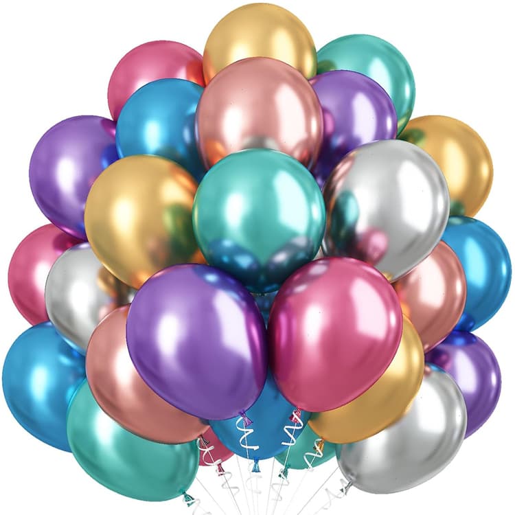 Metallic Color Latex Balloon