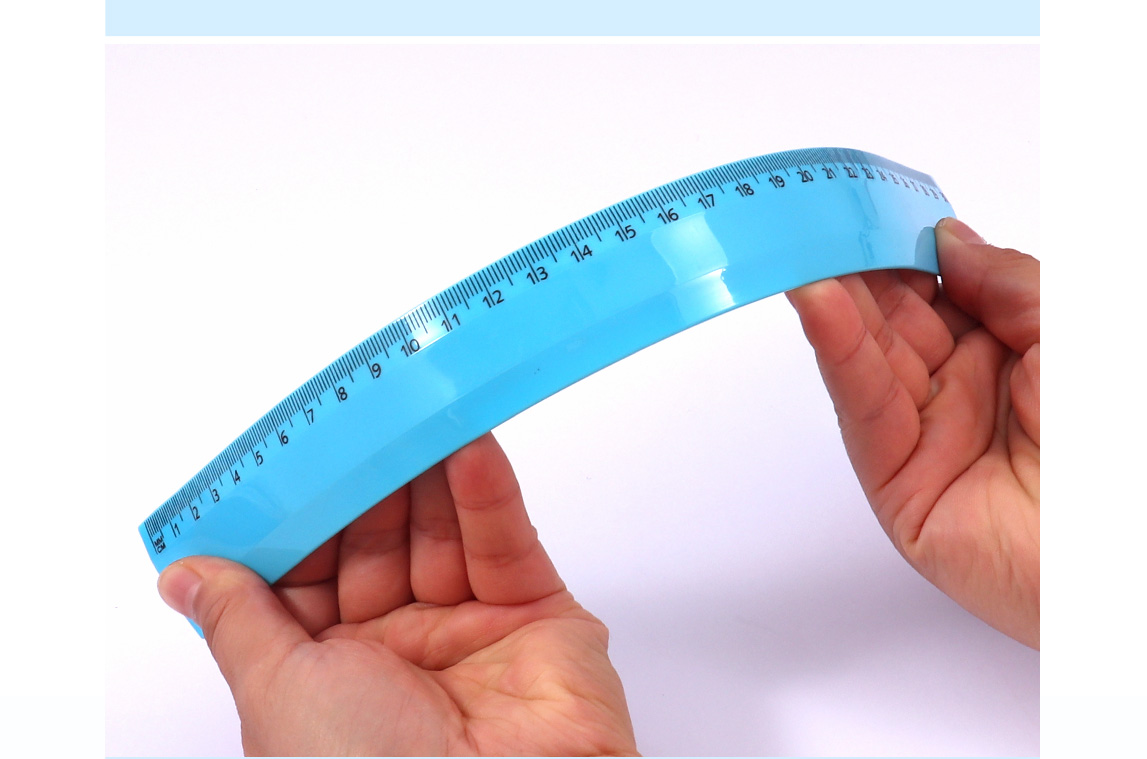 CLEAR and STRAIGHT Plastic Ruler