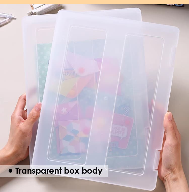 strong weight bearing Plastic File box