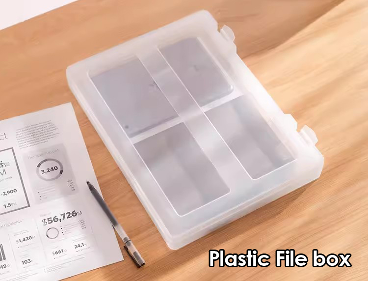  Multi-functions Transparent Document Box