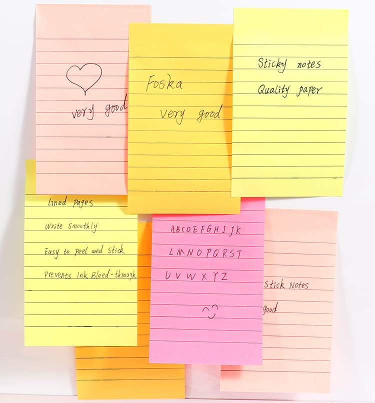 sticky notes