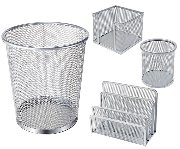 silver organizer set