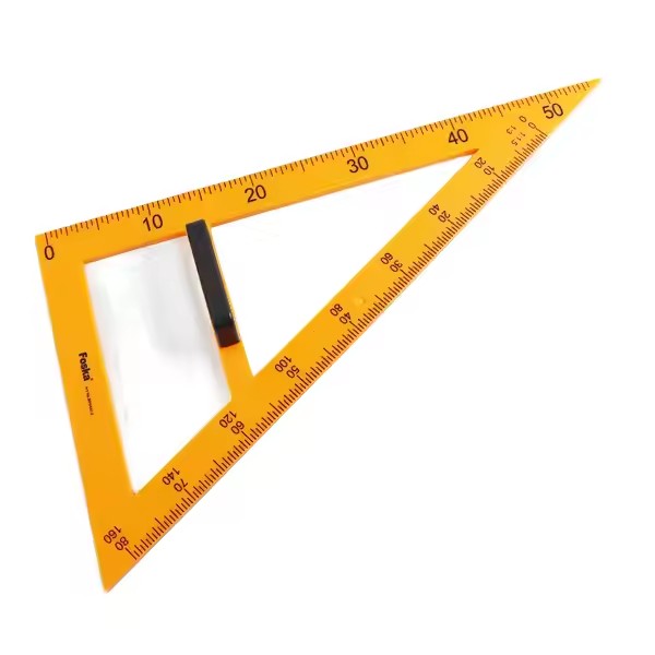 plastic triangle ruler