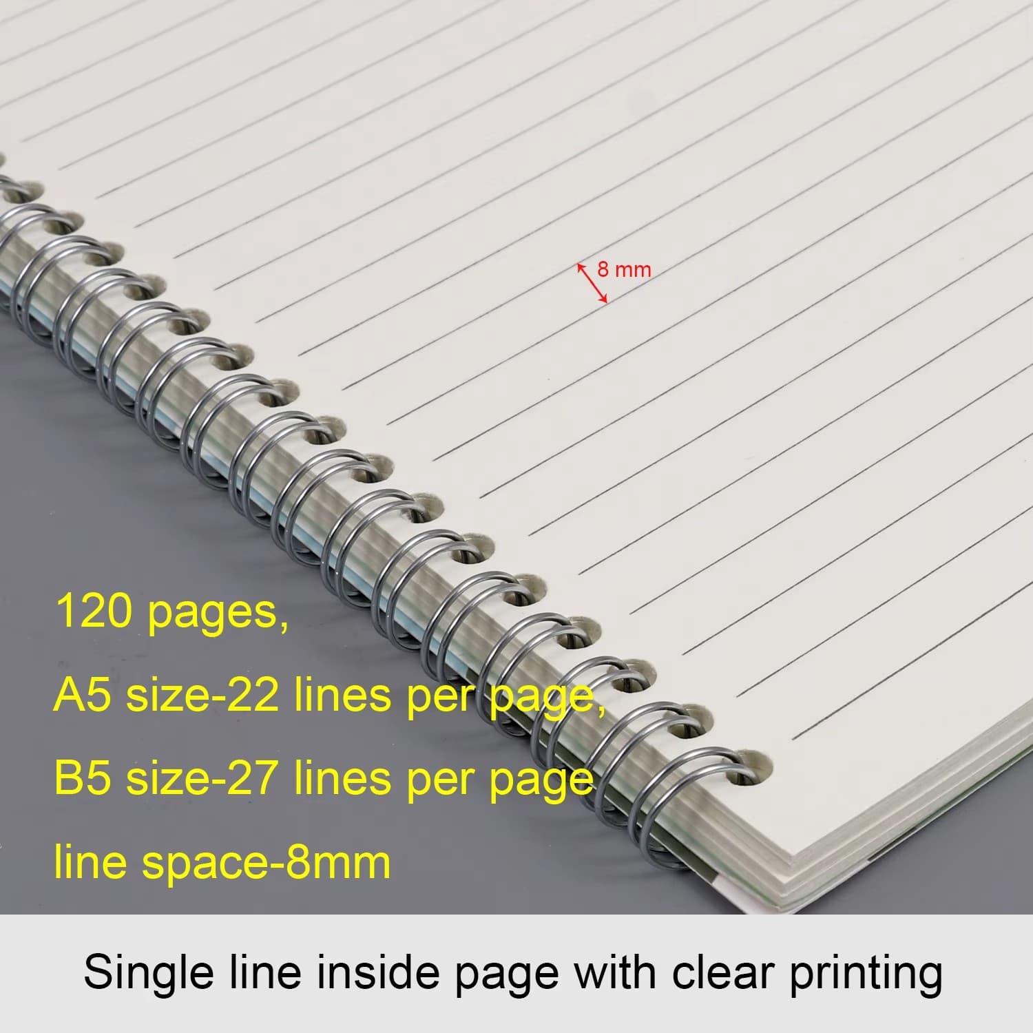 single line inside pages