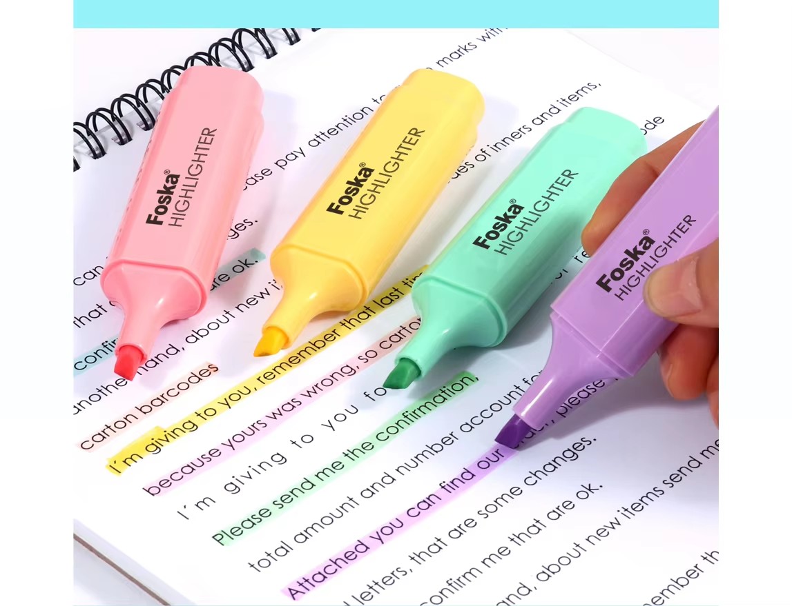 Vivid Color Highlighter Pen