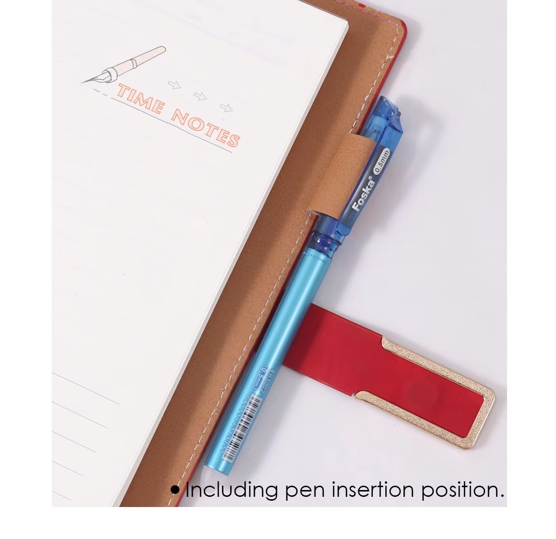 with pen insertion position