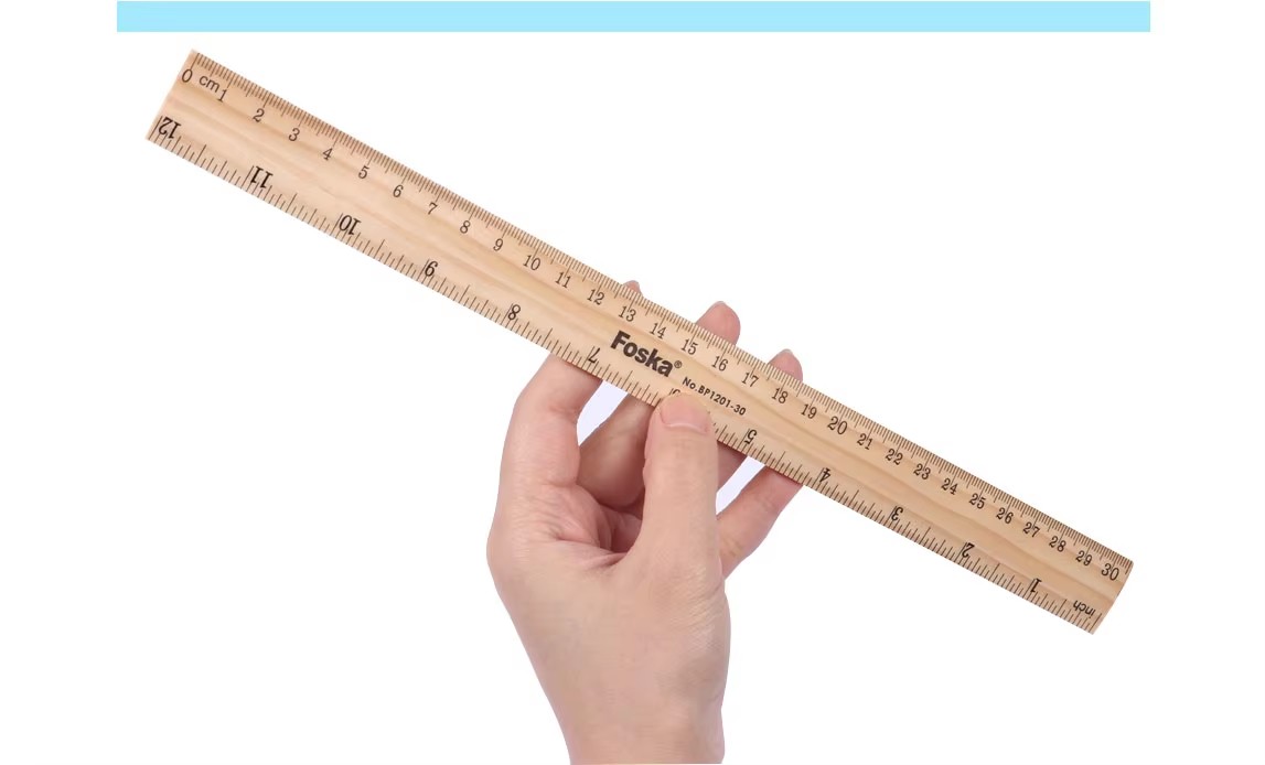 Eco-friendly Wood Ruler