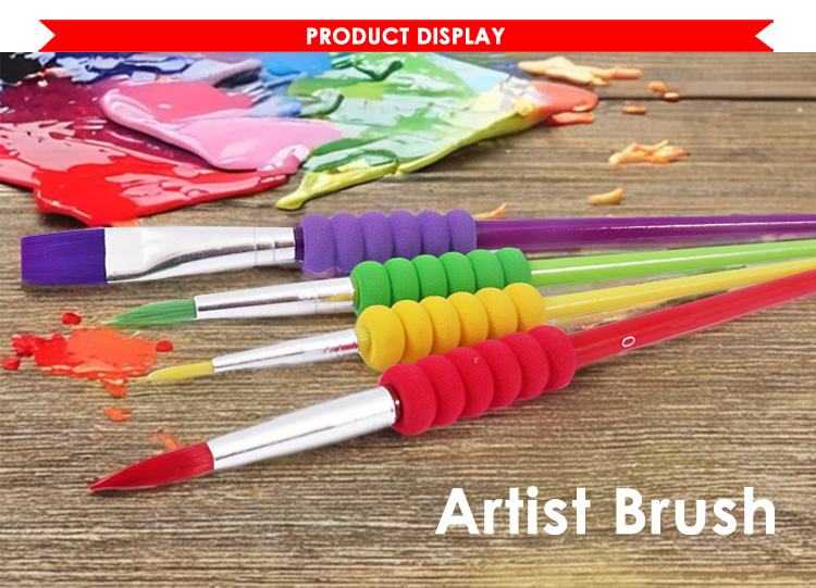 4-piece artist brush set