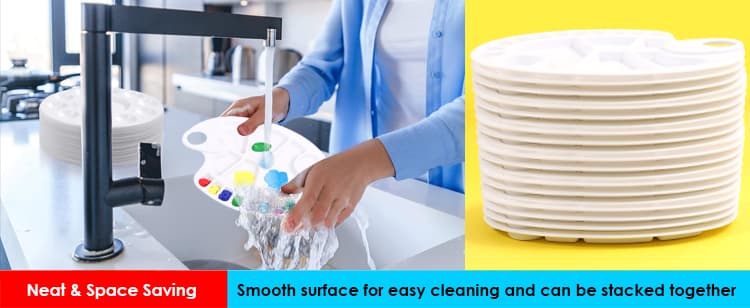 Smooth surface for easy cleaning