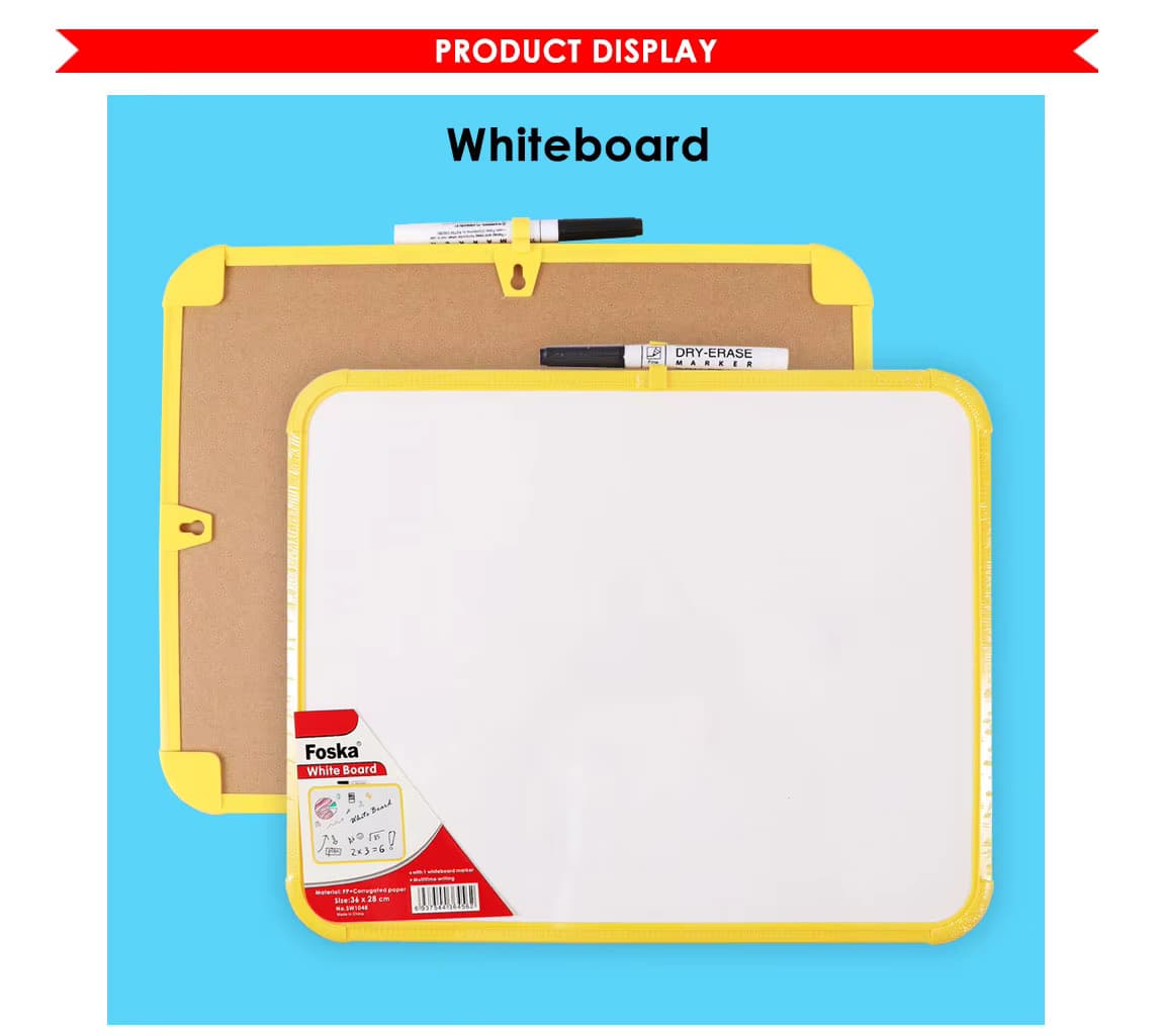 White Board with Whiteboard Marker