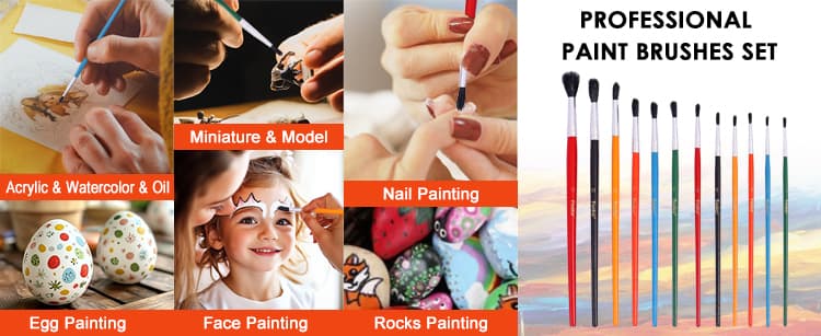 colorful Artist Brush