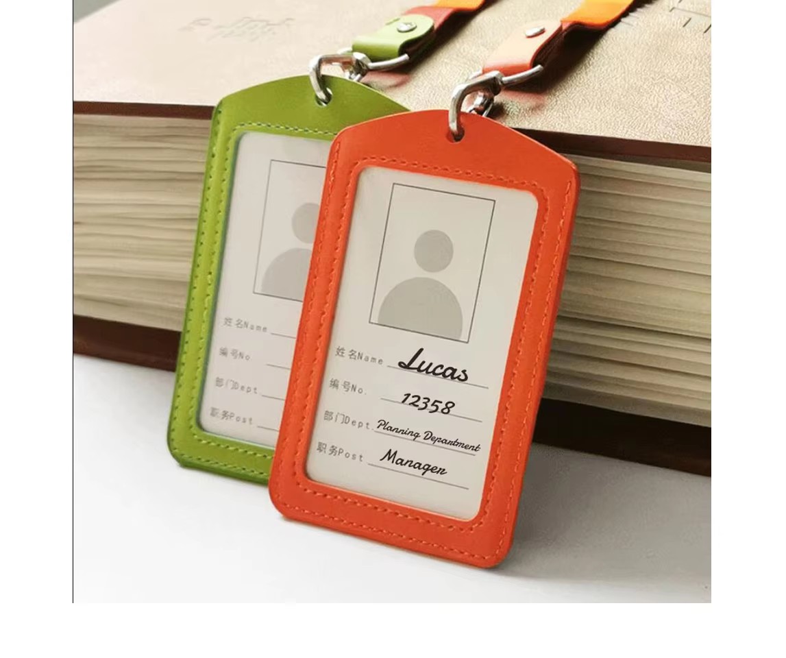 PU Material Name Badge