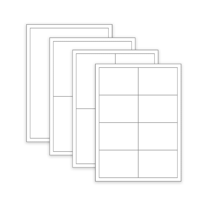 Adhesive A4 Inkjet Printing Labels