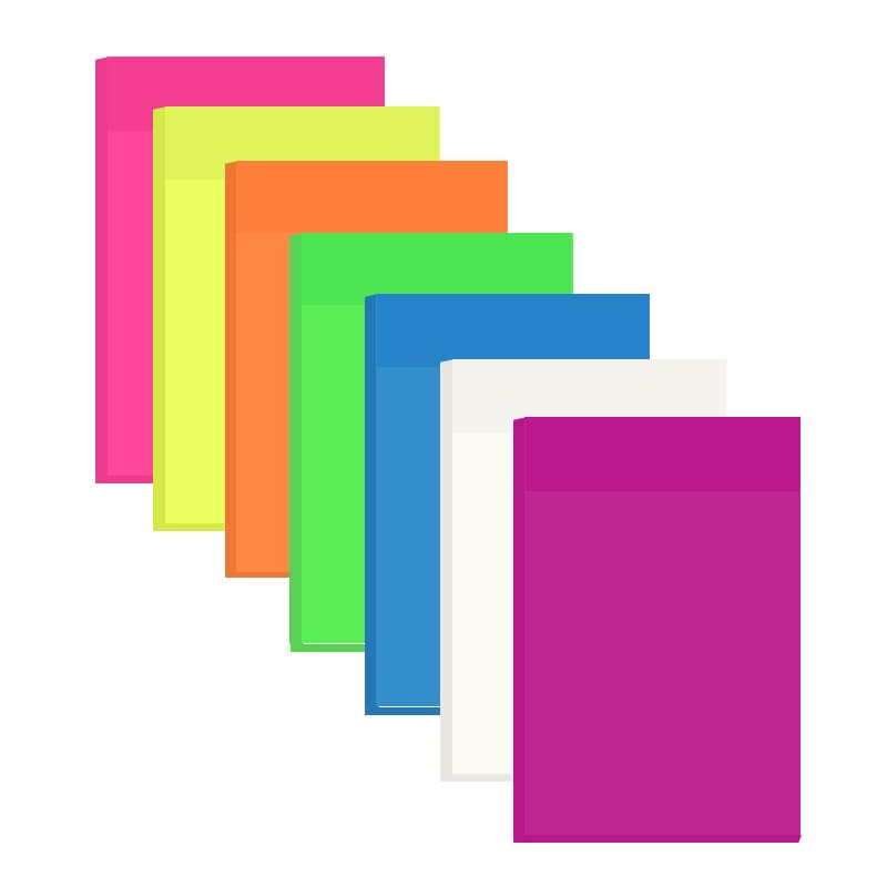 Plastic Index PET Sticky Notes