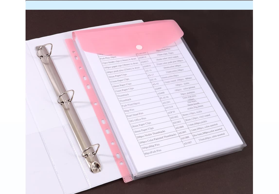 A4 Loose-leaf File Bag