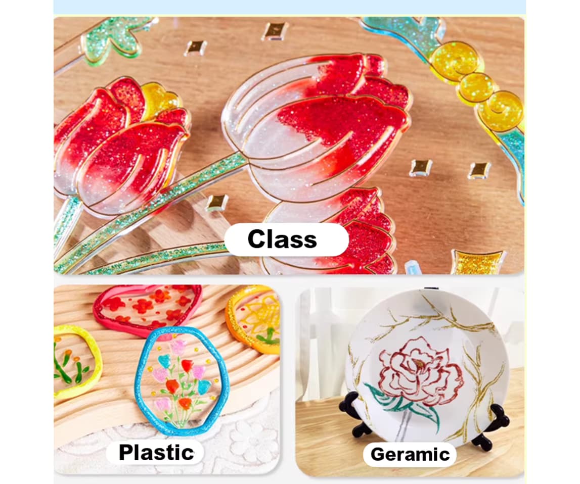 Colorful 3D Art Paint DIY Glue