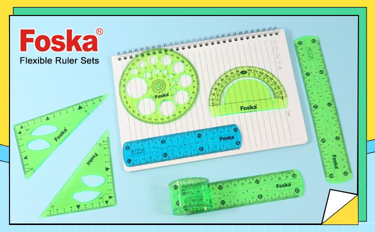 plastic ruler set