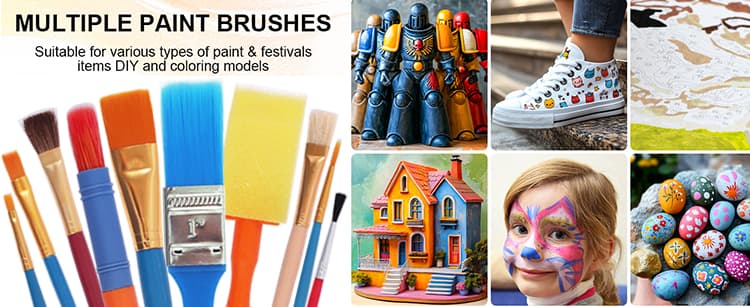 Plastic Handle Brushes