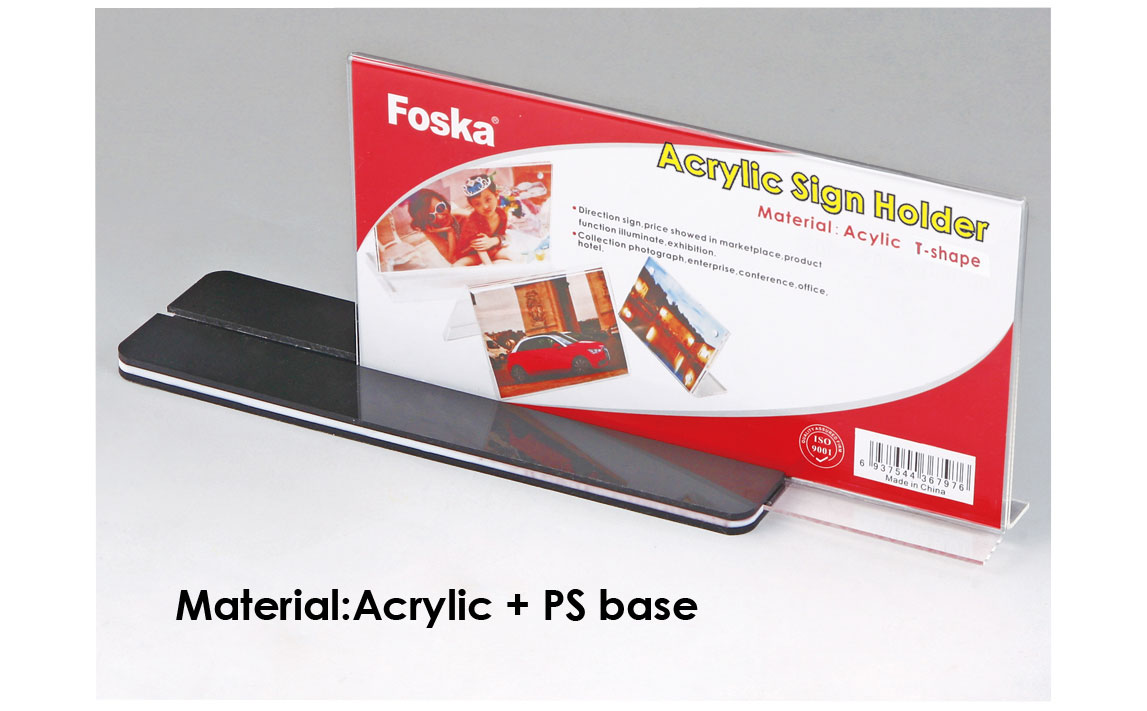 plastic Acrylic sign holder