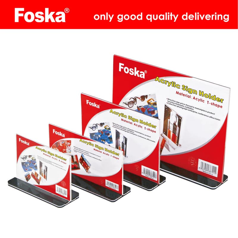 Acrylic sign holder