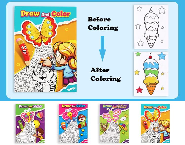 48 Pages Coloring Books