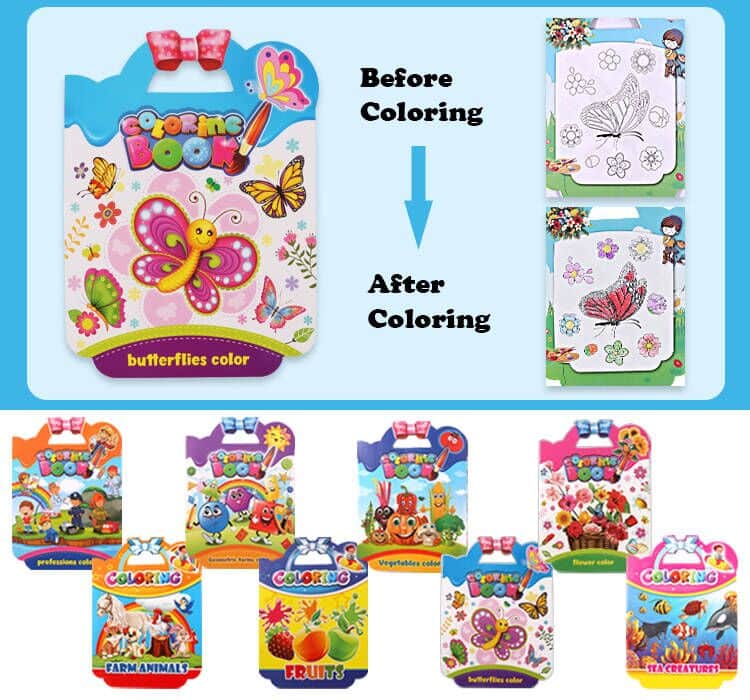 Coloring Book with Handle