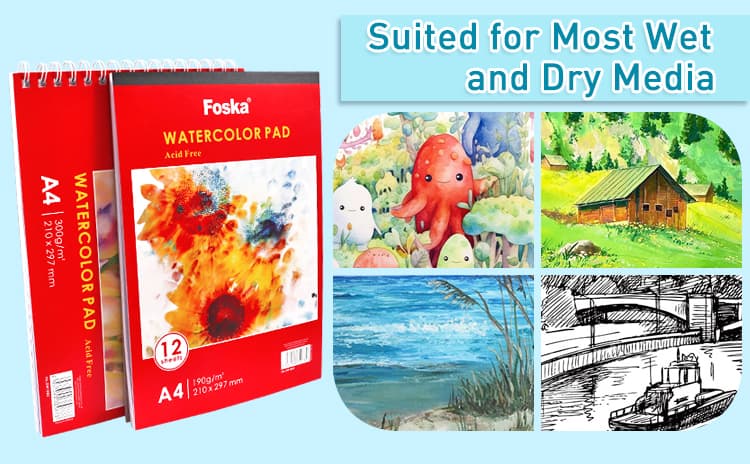 Artist Watercolor Paper Pad 