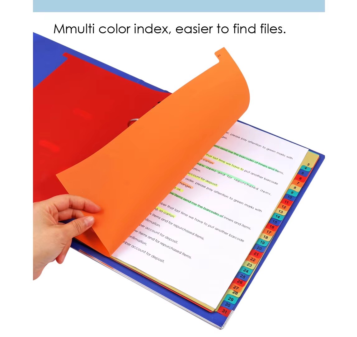 plastic Index divider plastic Index divider
