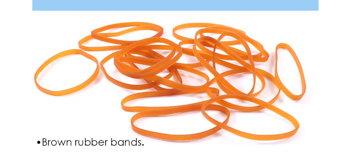 5cm rubber bands