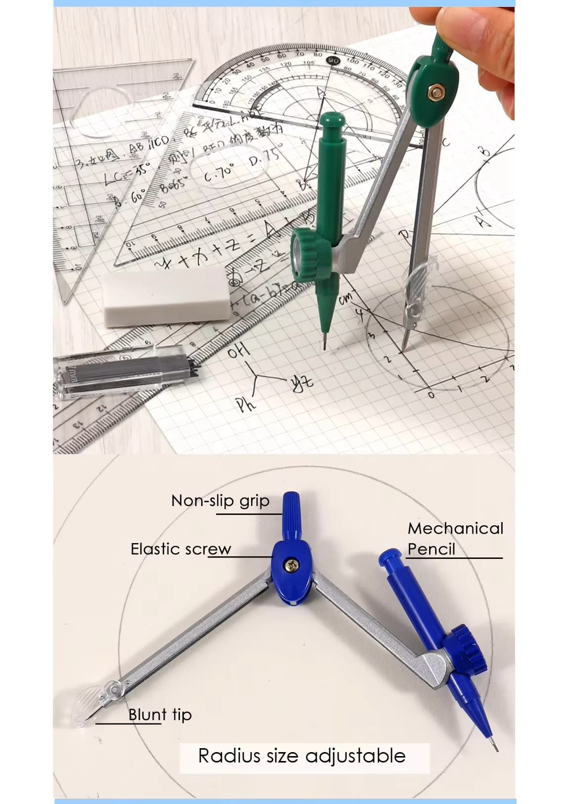 Wholesale Stationery Mathematical Sets 