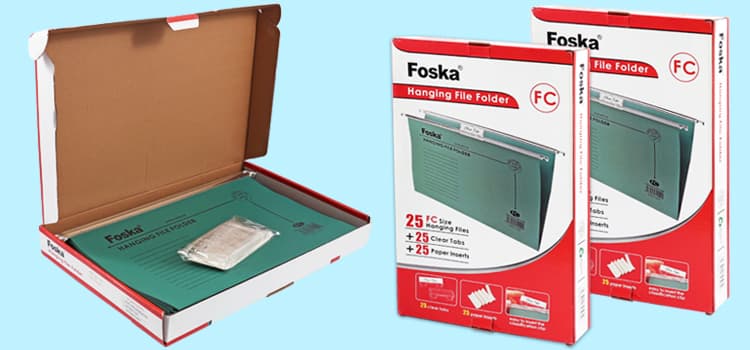 Paper Hanging File Packaging