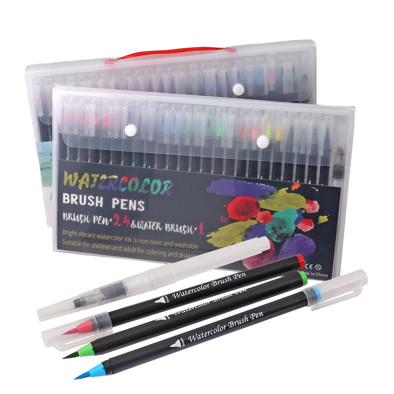 school water color brush pen