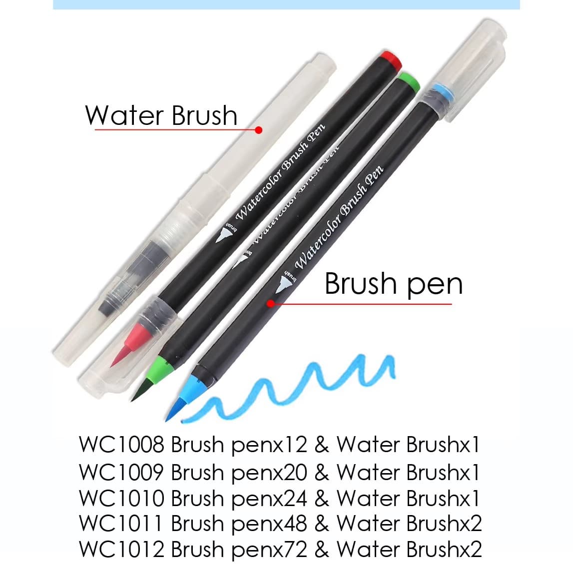 water color brush pen for students