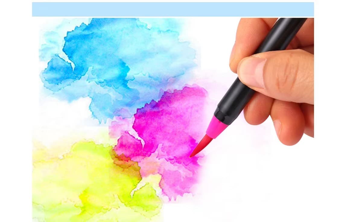 school water color brush pen