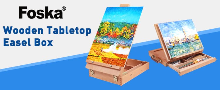 wood easel