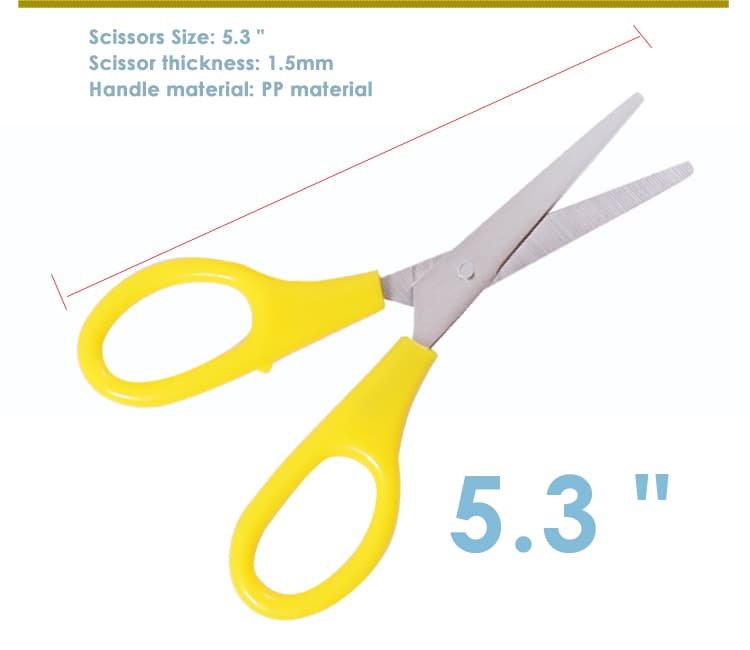 Rounded Tips Safety Scissors 