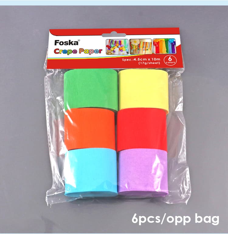 Colorful Crepe Paper Roll
