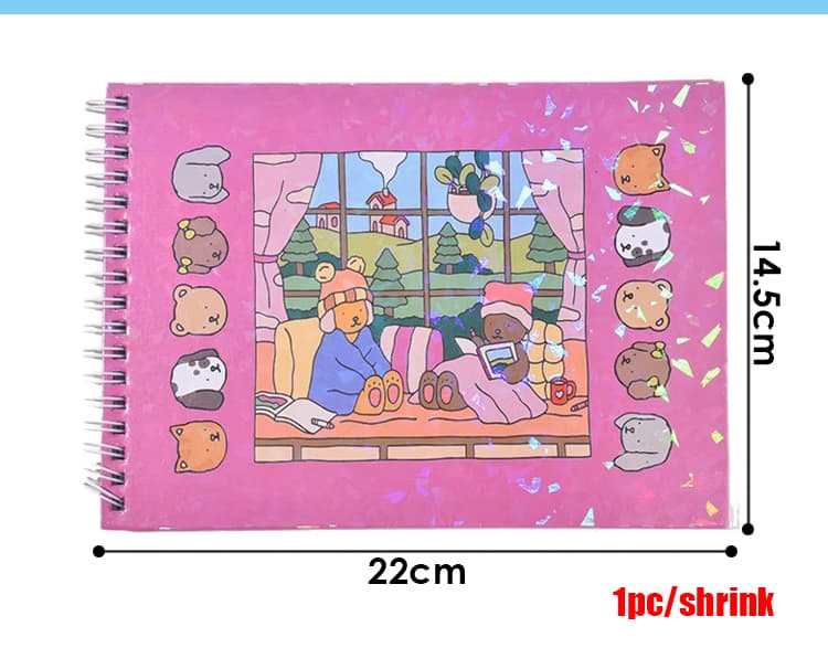 DIY coloring Graffiti book