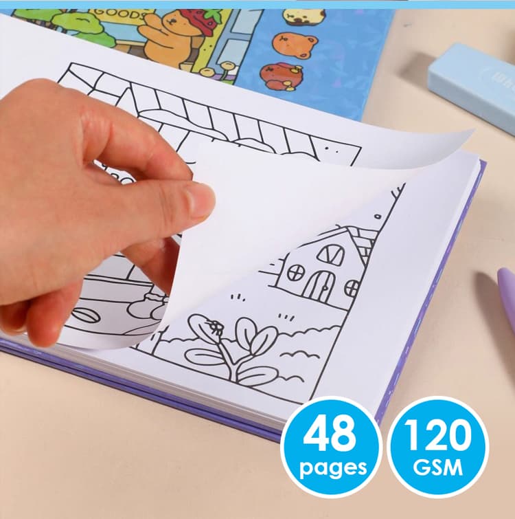 child color filling book